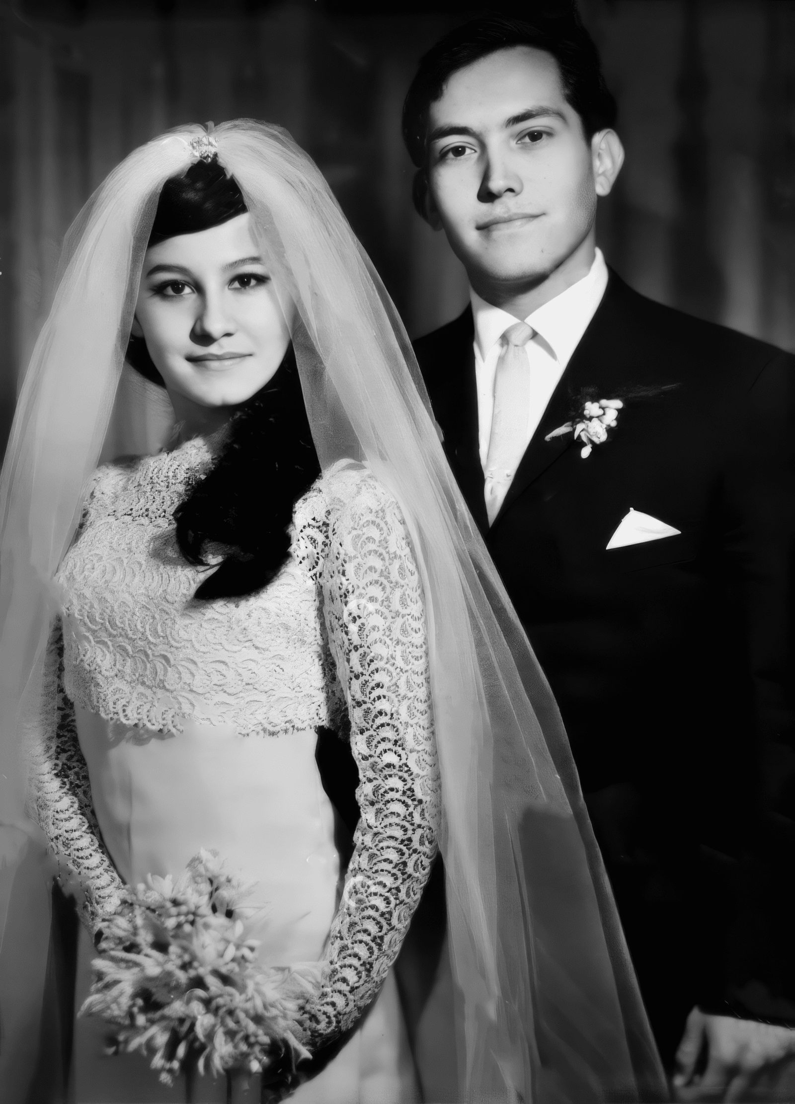 Eugenia Aurioles e Rodolfo Walss · Ritratto nuziale